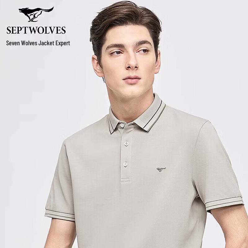 

SEPTWOLVES Men s Business Casual Smooth POLO Shirt XXXXL