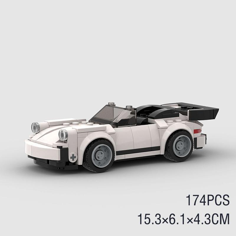 Moc Speed Race Cars City Rally Sports Racing Vehicle F1 Model Building Blocks Garage Bricks Supercar Christmas Gift  Kids Toy