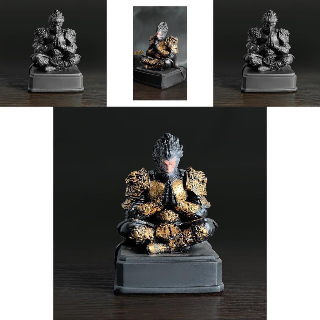 Stunning Black Myth Wukong Resin Decorative Statue Of The Monkey King For Home Decor