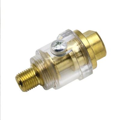 Lubrificador NPT de 1/4 de polegada para Ferramenta Pneumática Ferramenta de Ar Compressor Tubo Mangueira Lubrificador Lubrificação Automática com Filtro Conexões de Tubo