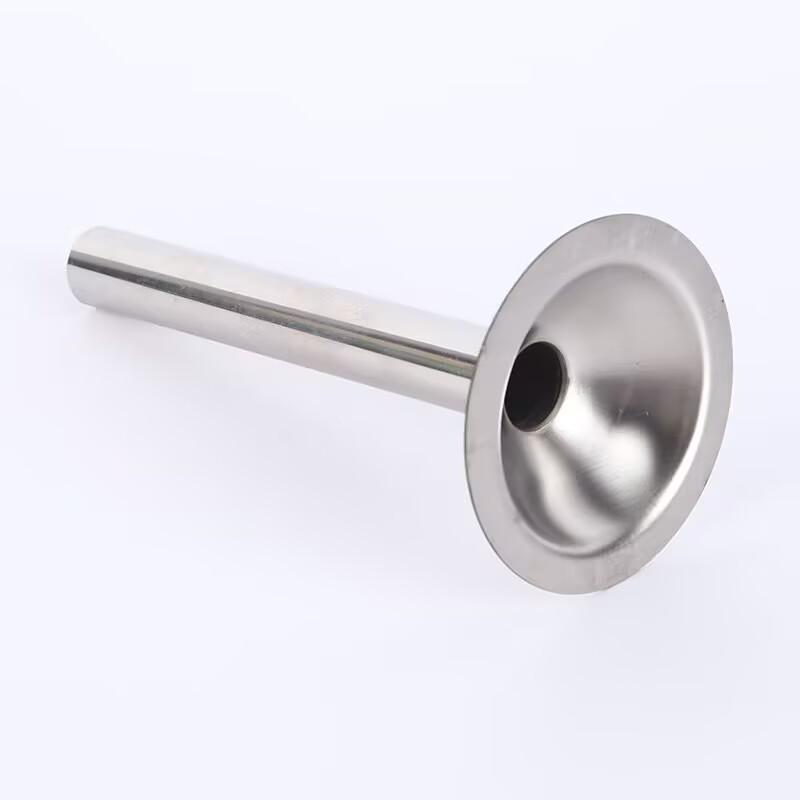 Stainless Steel Sausage Stuffer with Extended Funnel Spout Meat Grinder