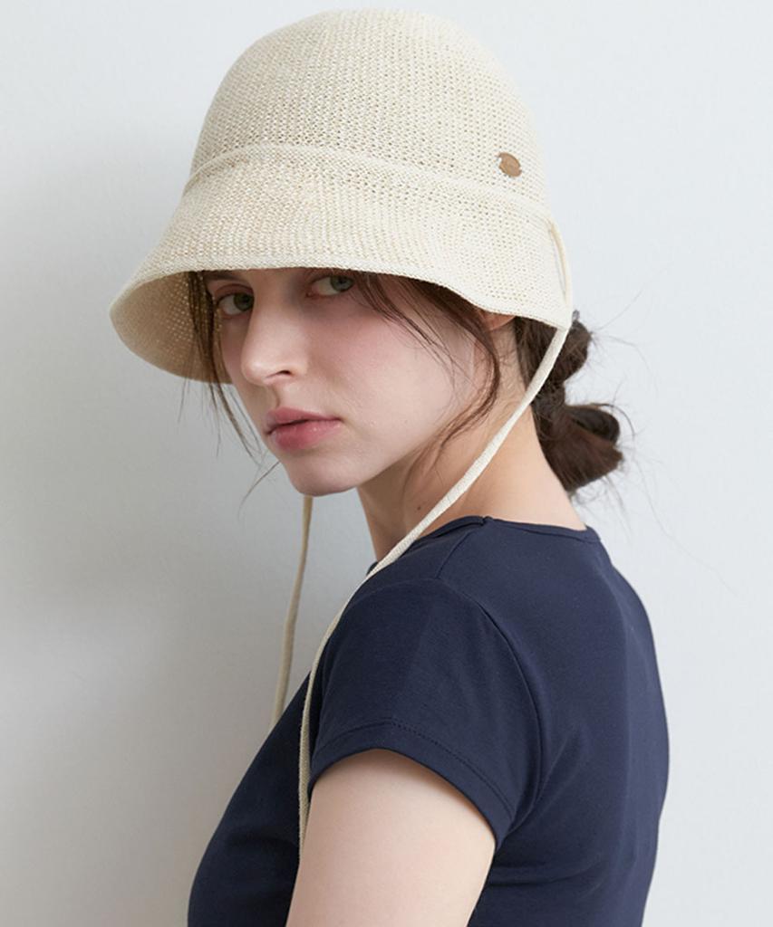 Hallen String Light Bucket Hat (C080_Ivory)