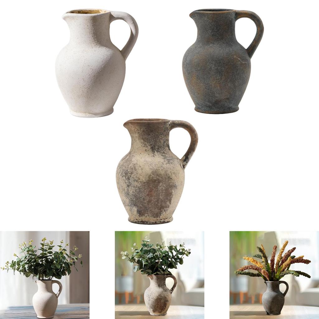 Ceramic Vase Birthday Gift Flower Arrangement for Bedroom Kitchen Study Room