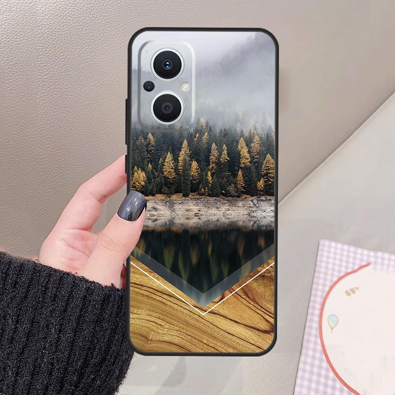 

Forest Geometry Wood Nature Funda For OPPO Reno 12 14 13 11 10 Pro 11F 12F 13F 14F 7 8 Lite OPPO Find X6 X5 X8 X9 Pro Case OPPO Reno12