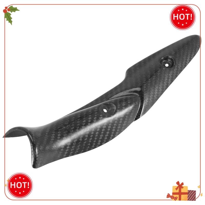 Durable-For Kawasaki Z900 2017- Motorcycle Exhaust System Middle Link Pipe Carbon Fiber Heat Shield Cover Guard Anti-Scaldin