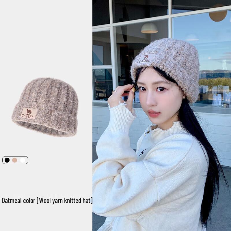 

CAMEL Unisex Warm Wool Knit Beanie