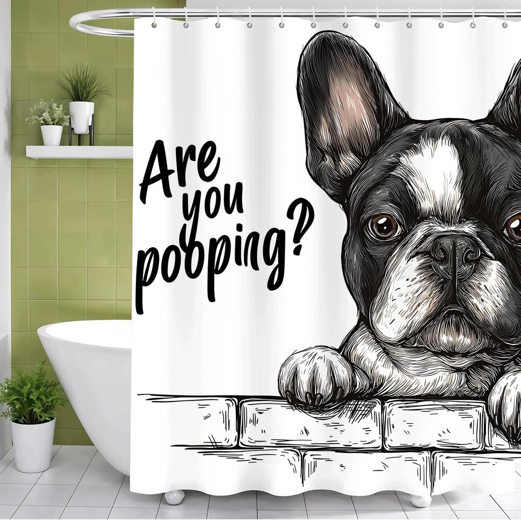 Flowers Butterflies Shower Curtain with Hooks Bathroom Curtain Decor Shower Curtain Waterproof Machine Washable