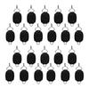 20PCS 33*14mm Fishing Line Holder Clip ABS Stainless Steel Fishing Line Holder  Freshwater Fishing