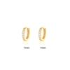 Ear Buckle, Simple Row Diamond Zircon Earrings For Women, Small Fresh Round Small Earbone Studs