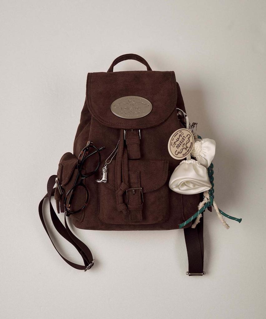 Lotsyou Lotsyou_Nostalgia Chubby Backpack Brown