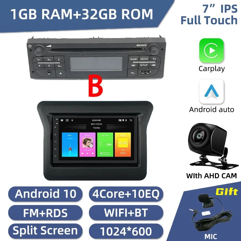7" Carplay Car Radio For Nissan N400 Opel Movano Renault Master III 3 2010 - 2019 2 Din Android Stereo Multimedia GPS Autoradio
