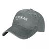 Alaska Denim Baseball Cap Est  Unisex Unisex Custom Logo Trucker Hat Spring Casual Tennis Skate Dropshipping Baseball Caps