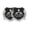 cxmvxd1 For Mitsubishi Asx Lancer Pajero L200 Attrage New Auto Side Emblem Decoration 3D Metal Car Wheat Ear Sticker Motorcycle Decal