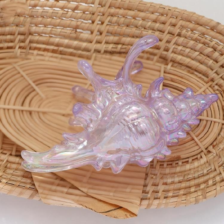 Vibranting Acrylic Conch Hair Claw Clip Sturdy Hair Clasp for Women Multiple Shades Available