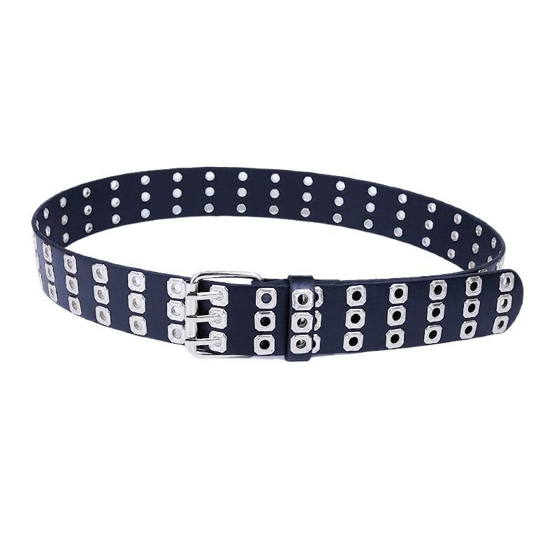 Black Rivet Women's Belt Women's Accessories Decorative Skirt Jeans Belt