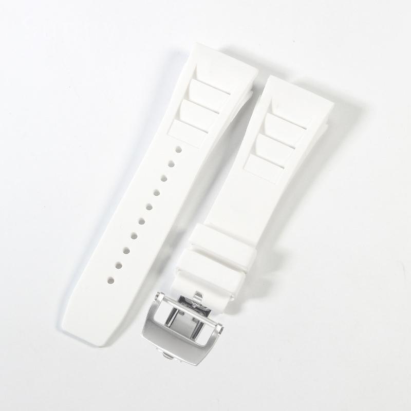 

Силіконовий ремінець для годинника Richard Mille Чоловічий Випуклий Водонепроникний Потостійкий Гумовий Ремінець для Годинника Аксесуари 25мм Браслет 25mm&With 4 Stars tools