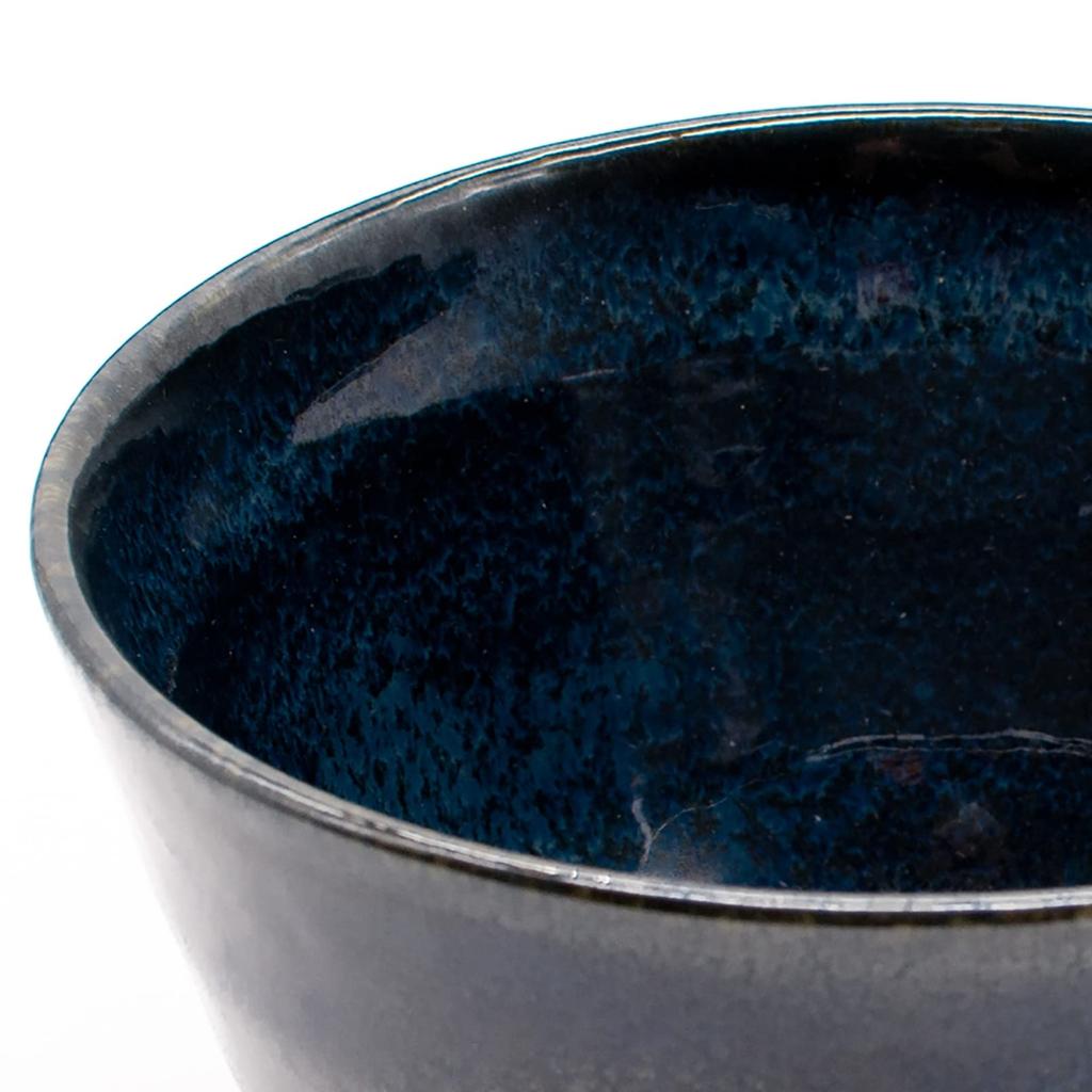 Aito Seisakusho Handled Mino Dishwasher and Microwave Made In 517054 "Natural Color" Cup, Approx. 370ml, Navy, Ware, Safe, Japan,