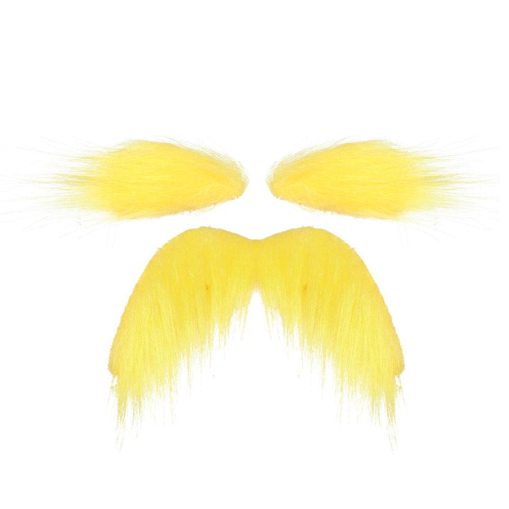 Halloween Simulation Fake Beard Eyebrows Santa Claus Beard Black Big Beard Party Dress Up