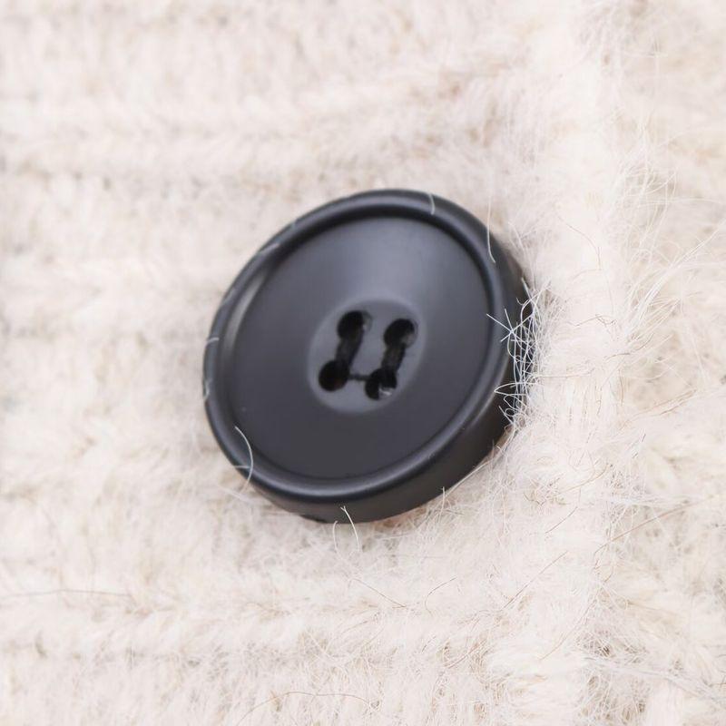 Kaslead New Women clothes Western Style Contrast Color Twist V-neck Loose Sweater Long sleeve Knit cardigan Outerwear