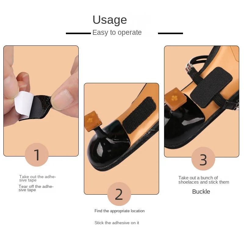 1 Paar Mode Damen Neue Schnürsenkel für High Heels Rutschfeste Verstellbare Riemen Schuhe Schnallen Schuhe Band Zubehör Dekoration