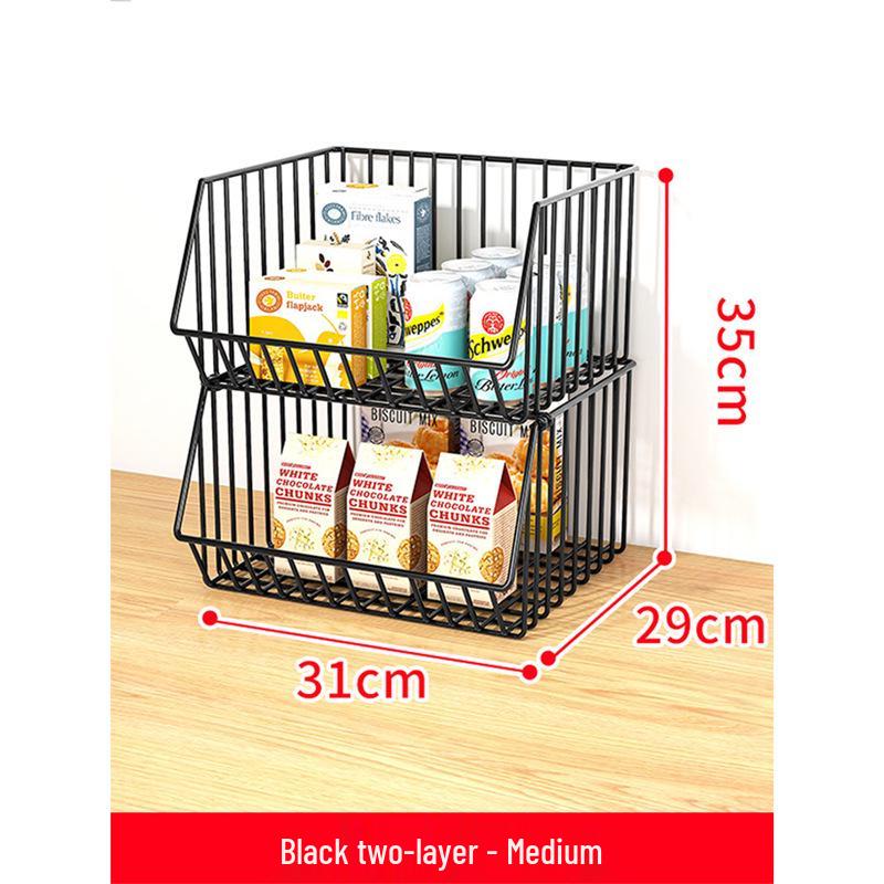 Multilayer Snack & Drink Storage Rack for Kitchen & Dining Table, Living Room & Tabletop Fruit Organizer