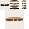 Women Slim Pu Belt With Alloy Buckle And Fashionable Design For Spring