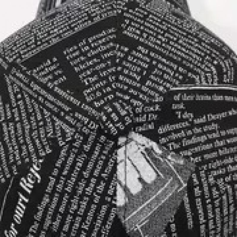 Newspaper full of baseball cap D digital printing retro letters old black and white street tide brand cap shade