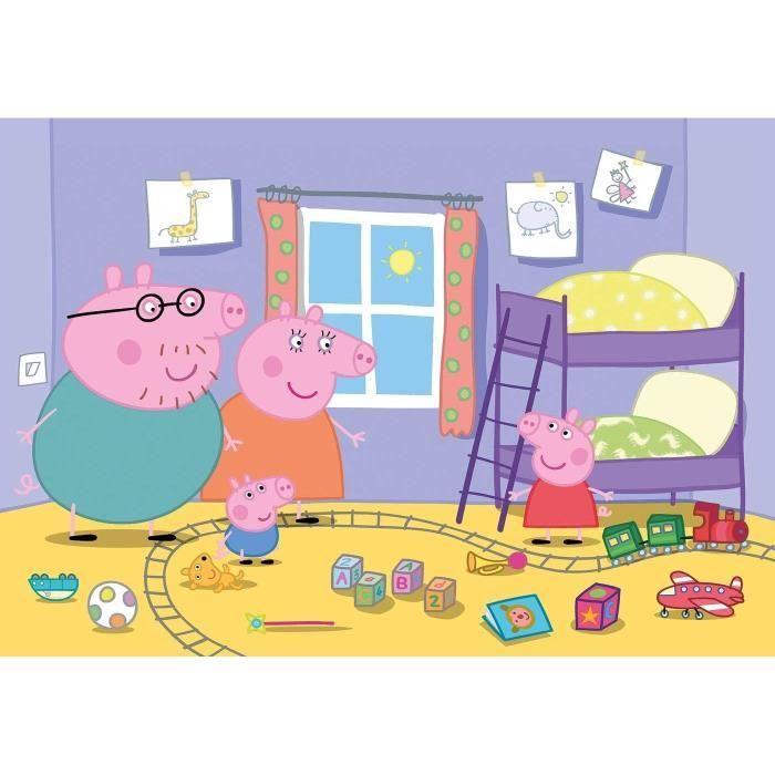 Puzzle Peppa Pig - - Clementoni 60 pièces Maxi - Pour Enfant de 4 ans et plus - Fabriqué en Italie
