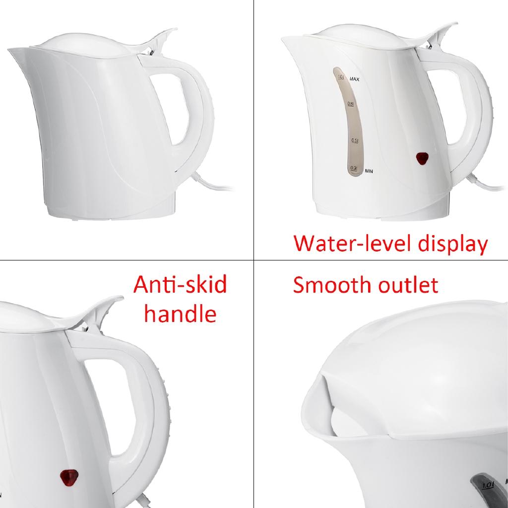 12V 1000ML Travel Auto for Tea Coffee Stainless Steel Large Capacity Vehicle Boat Car Hot Kettle Portable Water Heater