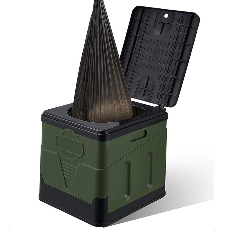 Custom Portable Folding Car Toilet Seat for Camping and Emergencies