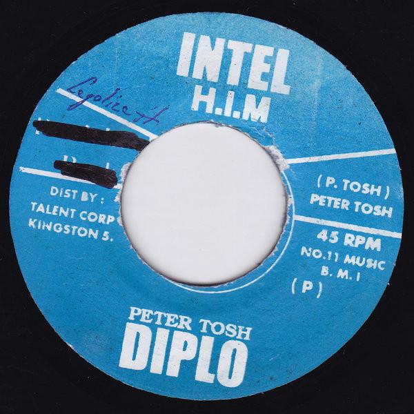 

7inch Record PETER TOSH Legalize It Version NONE Intel Diplo 1975 Jamaica Reggae Ska Dub Used