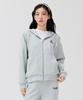Chasecult Women'S Lettering Point Zip-Up Hoodie-Derg4363B0B