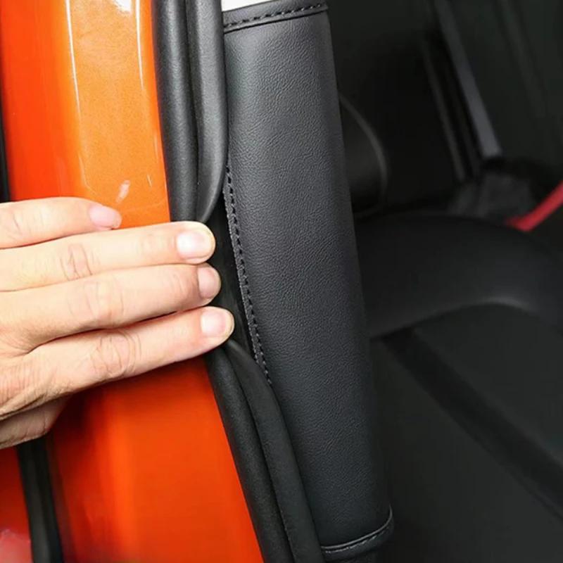 For Tank 300 Middle Column Seat Belt Anti-collision Sticker Protective Pad Interior Modification B Pillar Sticker Noise Reductio