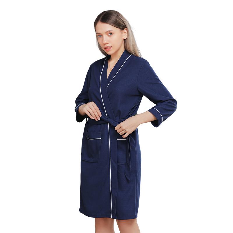 2026 Four Seasons Waffle-Style Couple Bathrobe – European & American Design