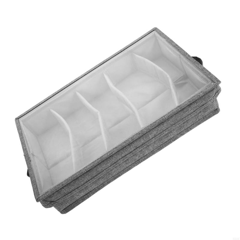 Polyester Utensil Holder Adjustable Compartments Clear Top View Easy Access Container For Home Kitchens Dining Essential HX6C