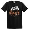 Arctic Monkeys Musique Rock Portrait de Groupe Sépia T-shirt Cadeau Fan de Concert Tee Art
