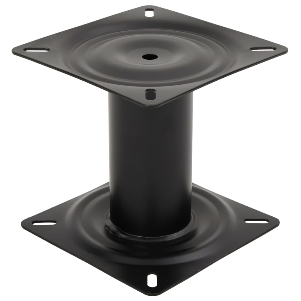 Boat Seat Foot Black 18 cm Steel