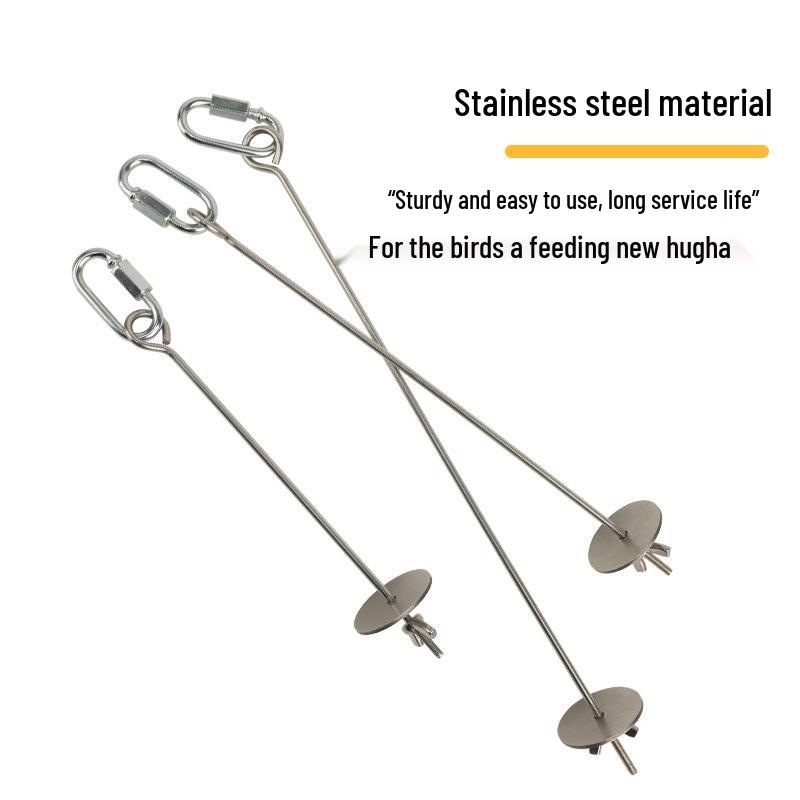 Stainless Steel Fruit & Vegetable Fork with Bird Clip