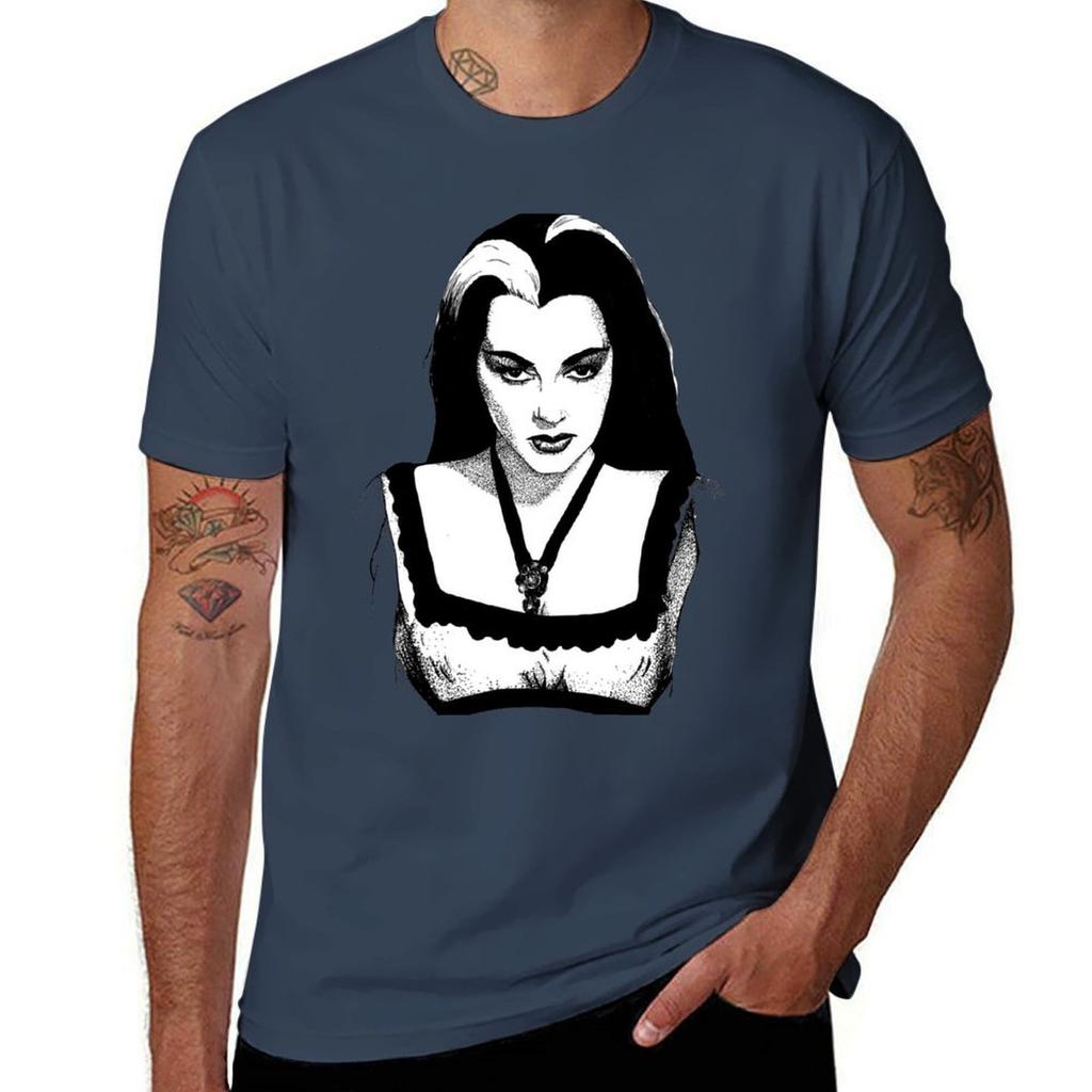 Lily Munster Tshirt Essential Solid Color Tshirt
