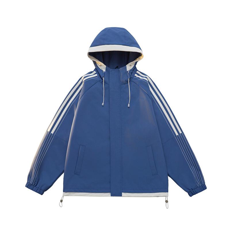 Jacket Men and Women with The Same Section of The New Spring and Autumn Tide Ins Hundred Dopamine Couple Paragraph Jacket Men