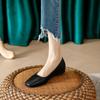 Nové jarní podzimní ploché boty Dámské ploché podpatky Baleríny Čtvercová špička Mělké Nazouvací Lodičkydámské boty
