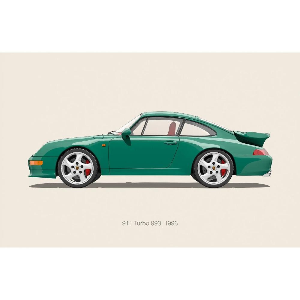 Minimalist Sports Car Posters Vintage  Luxury Car Porsche Ferrari Prints Canvas Painting Wall Art Pictures Kids Boys Room Decor