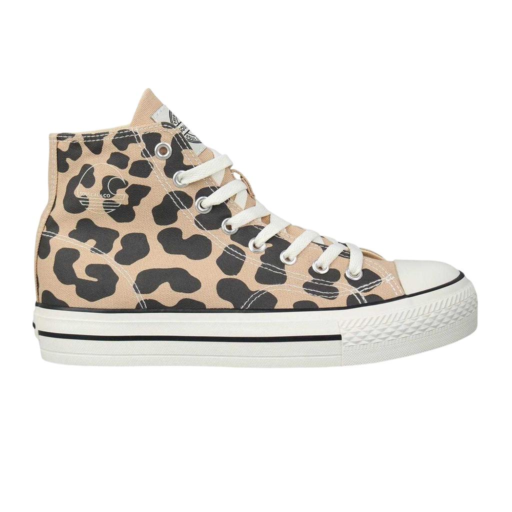 SoulCal Womens/Ladies Leopard Print High-top Trainers