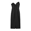 Spring 2025 Women's European & American Style Front Bow Pencil Dress
