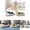 Breathing Faux Fur Dog Figurine Modern Home Decor With Soft Material For Photography Props