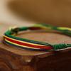 10 Colors Flag Colored Bracelet Unisex Handmade Weaven String Braslet Prayer Meditation Lucky Fabric Braclet Couple Brazalete