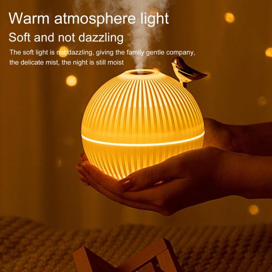 330ml USB Humidifier Creative Stellar Shape PP Low Noise Novelty Bird Air Dampener for Living Room CDN