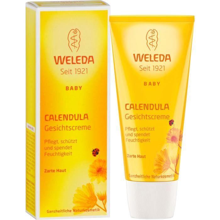 Crème - Weleda - Calendula - 50 ml - Hypoallergénique - Peaux sensibles