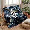 Juventus FC Themen-Decke Weiche Flanell-Decke Plüsch-Überwurf Gemütliche Sofa-Bett-Decke für Wohnkultur
