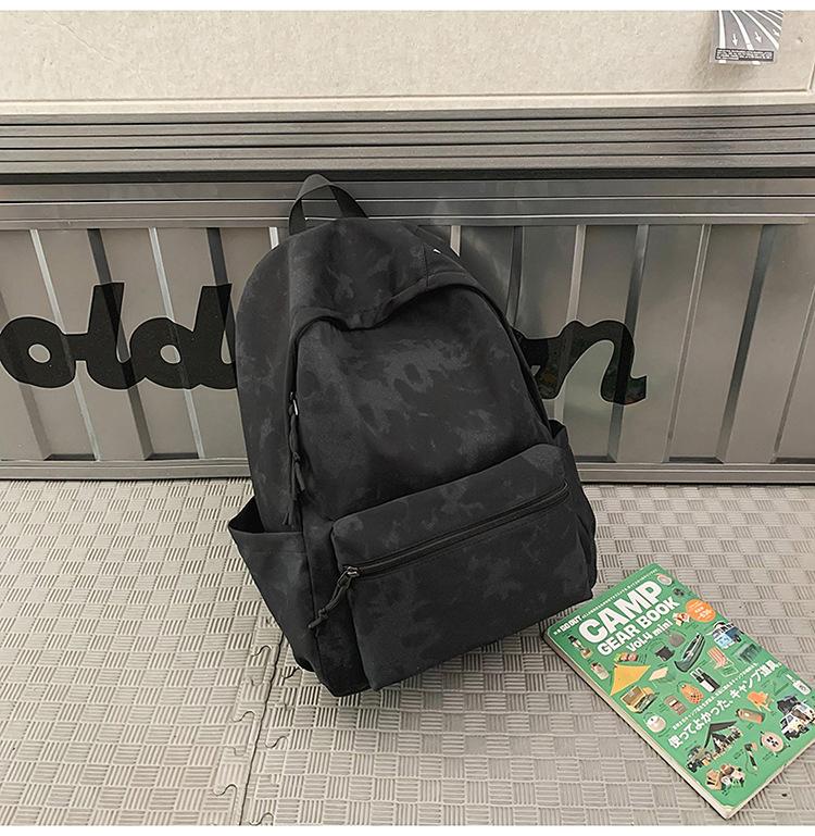 School Bag American Retro Large-capacity Simple and Versatile Printing Casual and Light Going Out Back